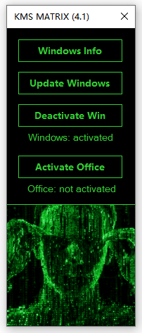 KMS Matrix 4.1 一键激活Windows和Office (图1)