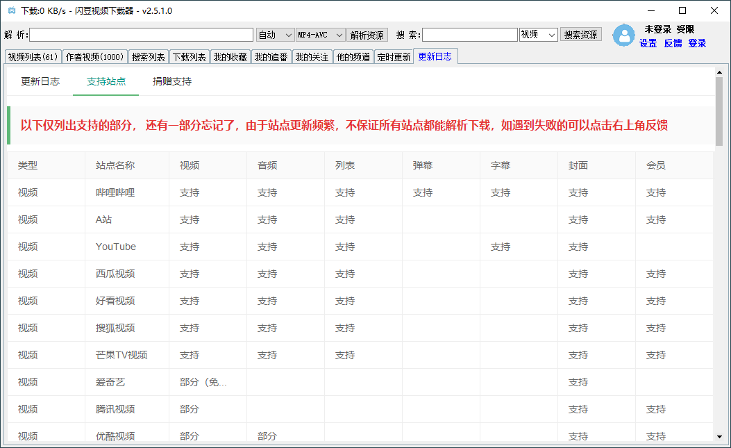 闪豆视频下载器_v2.8.1 多平台视频批量下载器 (图1)