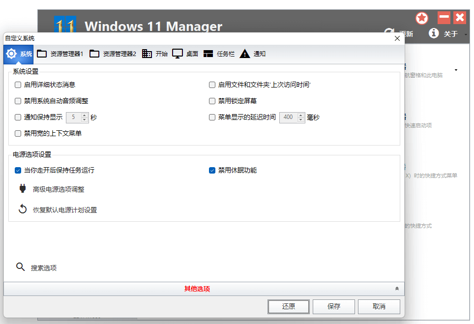 Windows 11 Manager_v1.1.4.0_中文破解版 (图5)