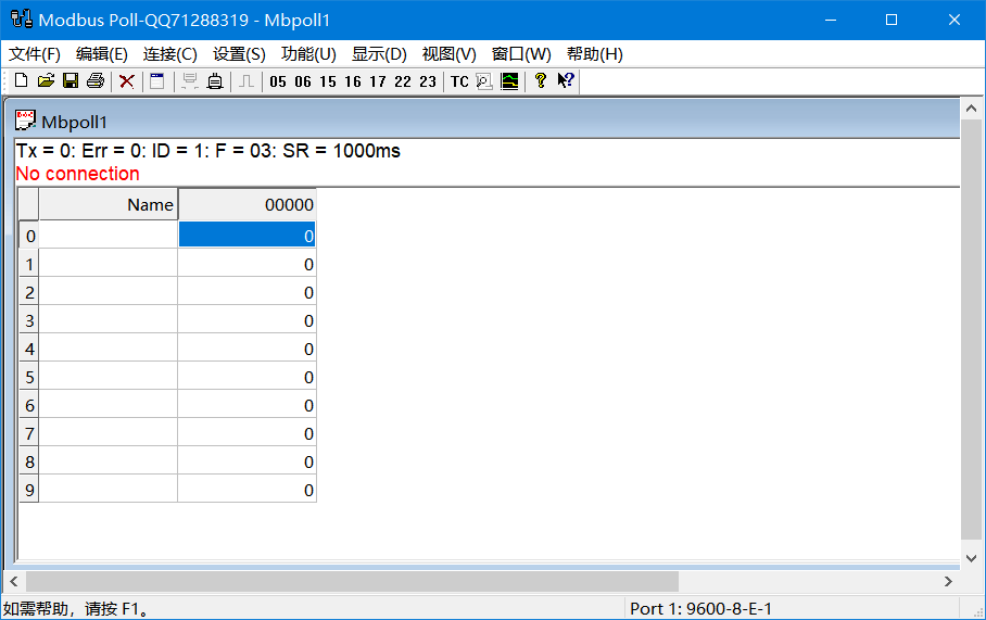 Modbus Poll v9.9.2_Build 1690 汉化破解版 