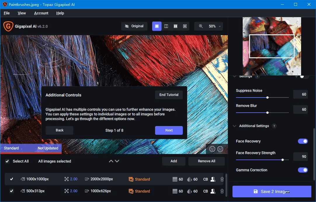 Topaz Gigapixel AI_v6.2.1 / 5.8 破解便携版 (图3)
