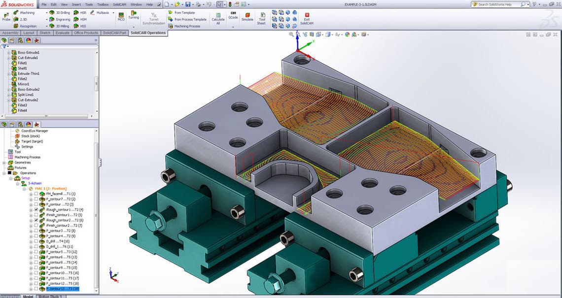 SolidCAM_2022_SP1 Mult for SolidWorks (图1)