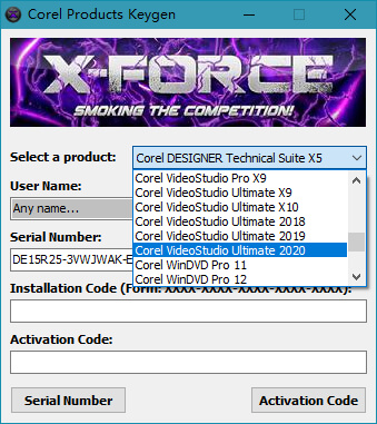 Corel Products Keygen 2021 X-FORCE V2(图1)