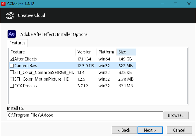 CCMaker_1.3.16 Adobe产品下载安装激活器(图2)
