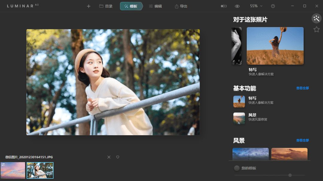 Skylum Luminar AI 1.5.5.10909中文破解版